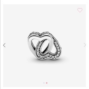 Entwined Hearts Pandora Charm